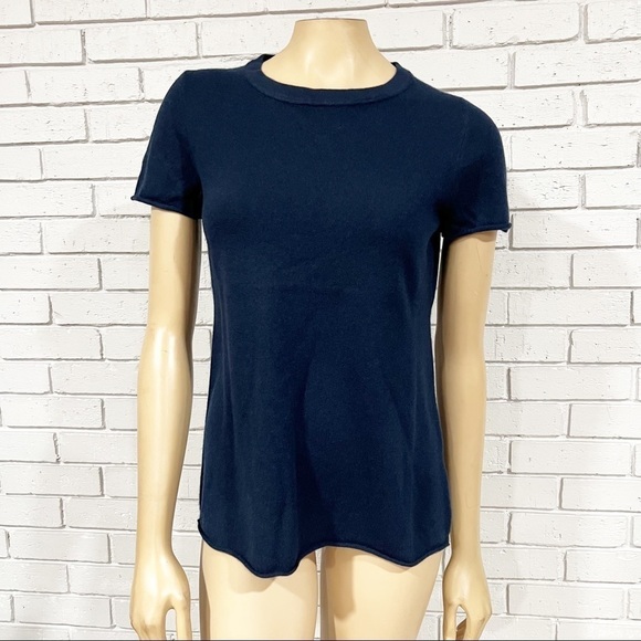 J.Crew Women’s Short-sleeve silk-blend crewneck sweater - Picture 1 of 9